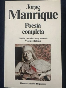 Poesia Completa (Spanish Edition PB) by Jorge Manrique - Bild 1 von 1