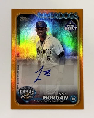 2024 Topps Pro Debut Tre Morgan Auto Orange /25 #PD-18 Rookie Autograph - Image 1 of 2
