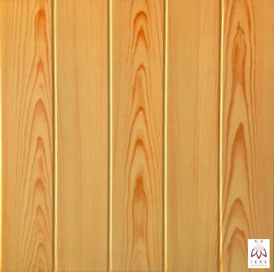 25qm/100Stück Wandpaneele Polystyrol Deckenpaneele Platten Paneele Holzimitation - Bild 1 von 4