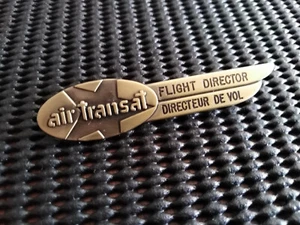 Insignia de azafata de directora de vuelo de Vintage Air Transat Airlines - Imagen 1 de 2