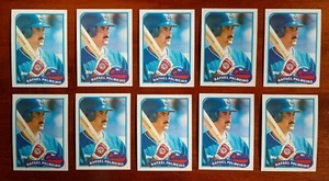 Topps #310 1989 Rafael Palmeiro - Texas Rangers - lote de (10) - Imagen 1 de 8