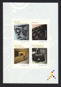 CANADIAN INNOVATIONS = BK PAGE with DESCRIPTION = Canada 2011 #2488 MNH - Picture 1 of 2