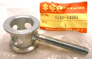 New OEM Suzuki chain adjuster 1981 RM125 61410-14201 RM125X 61410-14210 NOS - Picture 1 of 3