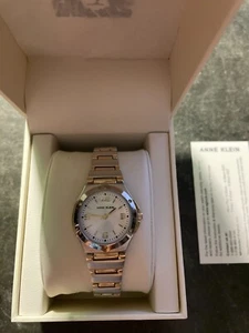 Anne Klein Women's Two-Tone Bracelet Watch, 10/8655SVTT -NEW- - Picture 1 of 6