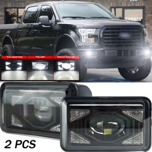 White LED Fog Lights Front Bumper Driving Lamp Assembly for 2017 Ford F150 - Picture 1 of 10