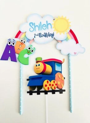 Personalized Bob the Train Cake Topper - Image 1 of 4