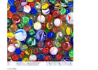 Marbles Marble Fabric Game Multicolor Marbles This & That Cotton QT By The Yard