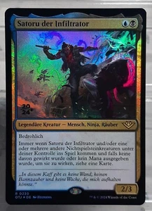Satoru der Infiltrator - Rare/Foil - Outlaws von Thunder Junction Promos - DE/NM - Bild 1 von 3