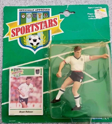 Bryan Robson England National Sportstars Soccer Figure Kenner Starting Lineup Cover