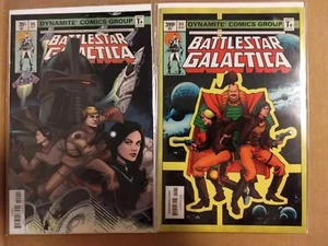 Battlestar Galactica #0 #1 Abo Classic Cover Comic Buch 2018 - Dynamite - Bild 1 von 3
