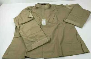 NEW MEDIUM LONG TRUSPEC 1286 TACTICAL RESPONSE UNIFORM SHIRT KHAKI MEDIUM LONG - Picture 1 of 3