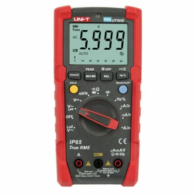 UNI-T UT191E Professional Multimeter True RMS AC / DC 2M Drop Test / IP65 - Image 1 of 4