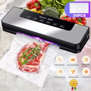 Commercial Vacuum Sealer Machine Seal a Meal Food Saver 65Kpa w/ 30pcs Seal Bags - Picture 1 of 15