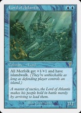 Lord of Atlantis 7th Edition PLD Blue Rare MAGIC THE GATHERING CARD ABUGames