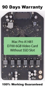 Apple Mac Pro 2013 A1481 820-3532-A NO SSD Slot AMD D700 6GB Video Card 661-7532 - Picture 1 of 2