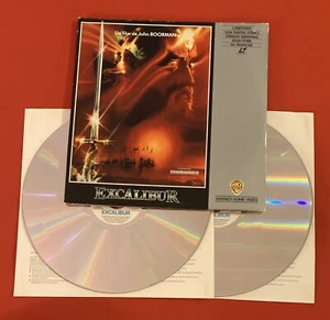 EXCALIBUR PAL V.O SOUS TITRÉE FRANCAIS 1993 BON ÉTAT 2X LASERDISCS FILM - Photo 1/9