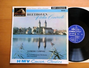 SXLP 20043 Beethoven Violin Concerto Campoli Pritchard HMV Stereo Vinyl EX - Picture 1 of 5