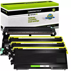 3PK TN350 Toner & 1PK DR350 Drum Fits for Brother DCP-7010 7020 7025 HL-2070NR - Picture 1 of 18