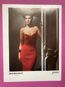 Saint Laurent rive gauche 1986 publicité automne hiver mode presse collection - Picture 1 of 2