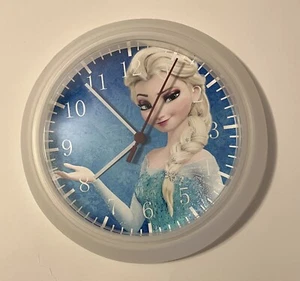 Disney Frozen Elsa Wall Clock Battery Powered - Picture 1 of 1