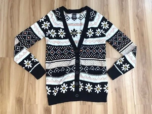 NOLLIE Aztec Tribal Southwestern Cardigan Size S Casual Boho - Picture 1 of 6