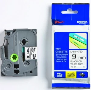 Beschriftungsband Original Brother P-touch TZ-S221 neu TZeS221 schwarz auf weiß - Bild 1 von 7