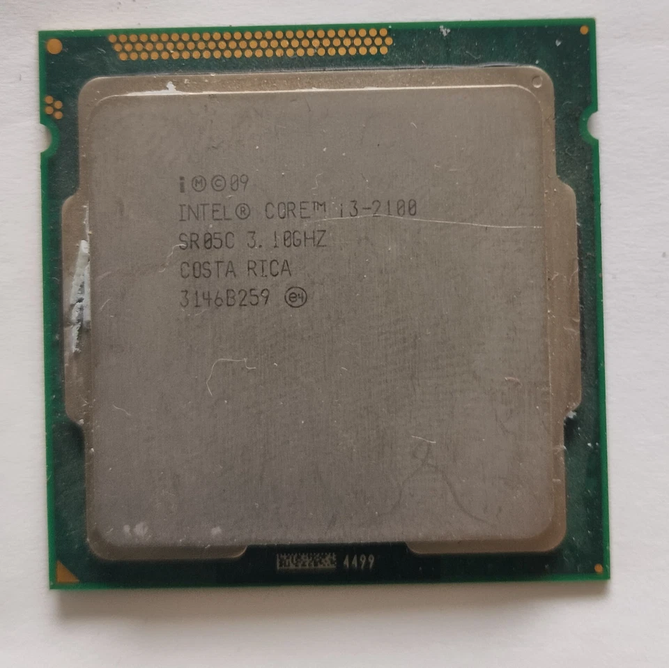 1155 CPU Intel Core i3-2100 3.1GHz 3MB cache SR05C already with graphics - Image 1 of 1