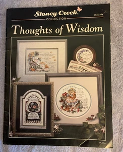 Thoughts Of Wisdom, Stoney Creek Collection, Book 104, 10 Cross Stitch Patterns - Picture 1 of 1
