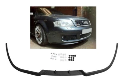 Für Audi A6 S6 4B Front Spoiler Lippe Frontlippe Frontansatz + Anbaumaterial - Bild 1 von 4