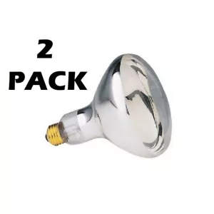 SATCO Indoor Heat Lamp Satco S4750 Heat Lamp BR40 Infrared Reflector Bulb 125W - Picture 1 of 1