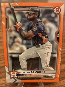 Yordan Álvarez 2021 Bowman Naranja Paralelo 23/25 Astros #78 SP - Imagen 1 de 2