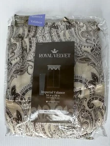 Damasco JCP Royal Velvet Imperial Valance Hilton 54""x26"" NUOVO!!!! - Foto 1 di 3