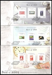 NEW ZEALAND 2005 'BEST OF' FDC TRIO (VF) - Picture 1 of 1