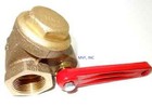 1-1/4" NPT 200 WOG Quick Opening Gate Valve Bronze Brass Lever Operated BR010714