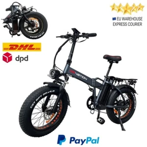 🚲 ELECTRIC BICYCLE EBIKE 20" PEDAL ASSISTED FAT TIRES AT20 750W 20Ah - Zdjęcie 1 z 7