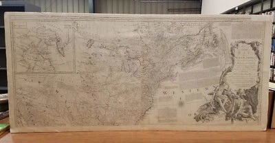 An Accurate Map of North America Northern Section Thomas Jefferys 1776 Original - Image 1 of 4