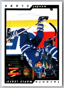 1996 Score Wendel Clark #42 Toronto Maple Leafs