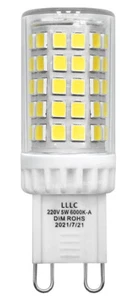 G9 LED 5W DIMMABLE Light Bulb COOL WHITE Replacement For G9 Halogen Capsule Bulb - Bild 1 von 12