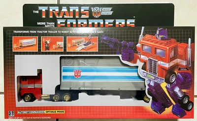 TRANSFORMERS G1 DORADO CROMO OPTIMUS PRIME VENDEDOR DE ESTADOS UNIDOS SIN USAR, EN CAJA ORIGINAL ¡RARO! AUTOBOT TOY Foto 1 de 4