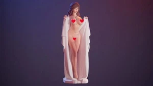 Bathtowel Girl Nsfw Resin Figures Model Kit 1/24 Scale Unpainted Unassembled Toy - Picture 1 of 2