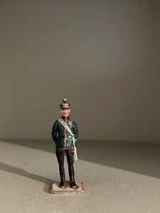 Lead Toy Soldier. Prussian Officer in dress uniform.
