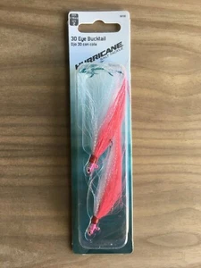 Huracán - Eye Bucktail 3D - 1/16 oz. - Rosa y blanco - 2 por paquete - Imagen 1 de 2