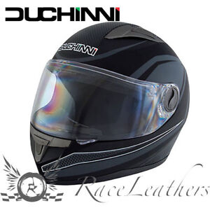 DUCHINNI D705 SYNCRO BLACK GUNMETAL FULL FACE MOTORCYCLE MOTORBIKE BIKE HELMET