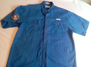 Rare Vintage 1998 Nascar MRN Radio Employee Uniform Shirt by Chase Authentics L - Picture 1 of 12