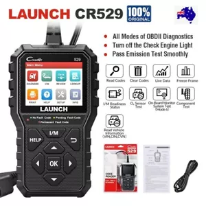 Launch CR529 EOBD OBD2 Car Diagnostic Scan Tool Code Reader Check Engine Scanner - Picture 1 of 12
