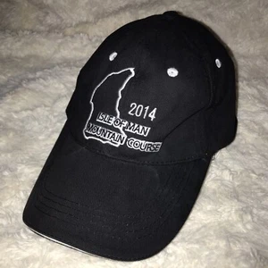 Isle of Man 2014 Mountain Course Motorbike Racing TT Black BASEBALL CAP - Picture 1 of 8