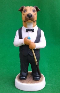 ROBERT HARROP "STAFFS BULLTERRIER SNOOKER RED" COUNTRY COMPANIONS - CC64A. - Bild 1 von 8