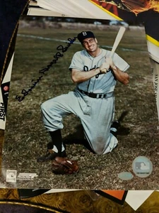 Edwin Donald Duke Snider Signed Licensed 8X10 Photo BROOKLYN DODGERS HOF GTSM - Picture 1 of 2