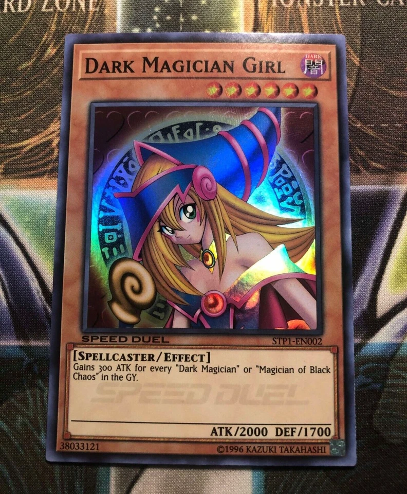 *** CHICA MAGA OSCURA *** COMO NUEVA (ARTE ORIGINAL) HOLOGRÁFICA SÚPER RARA ¡YUGIOH! Foto 1 de 1