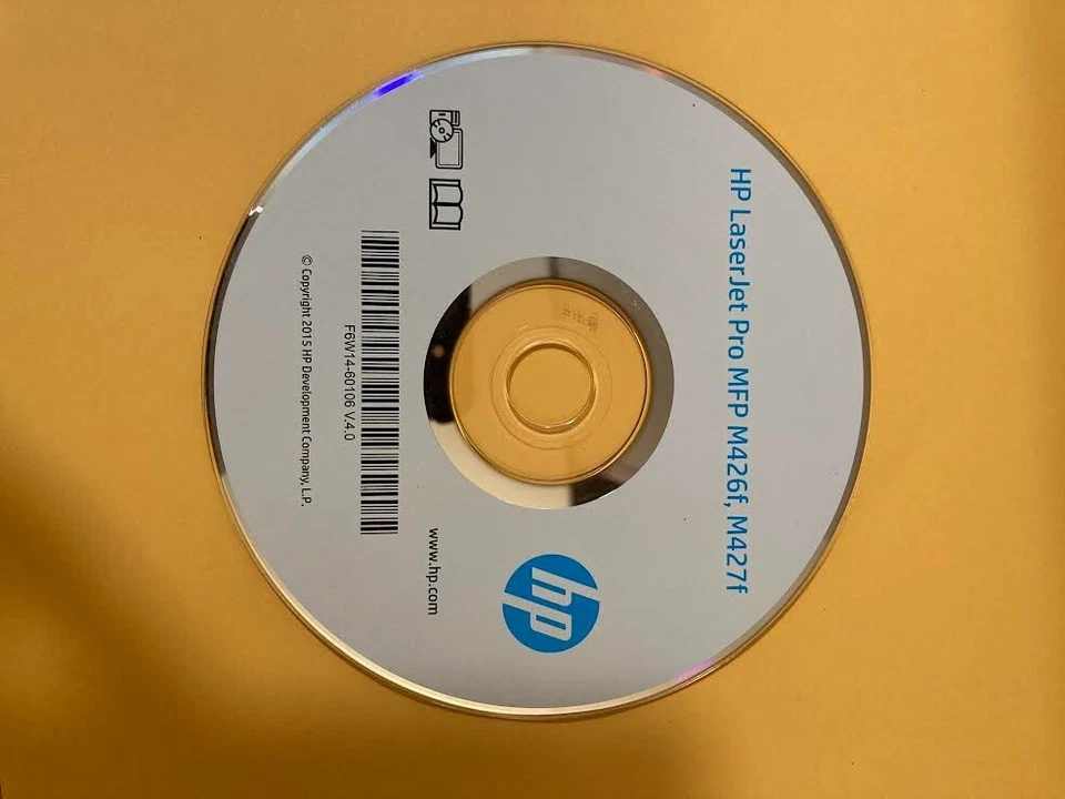 New HP LaserJet  MFC M426f M427f Setup Installation CD ROM Software Driver Disk - Image 1 of 1